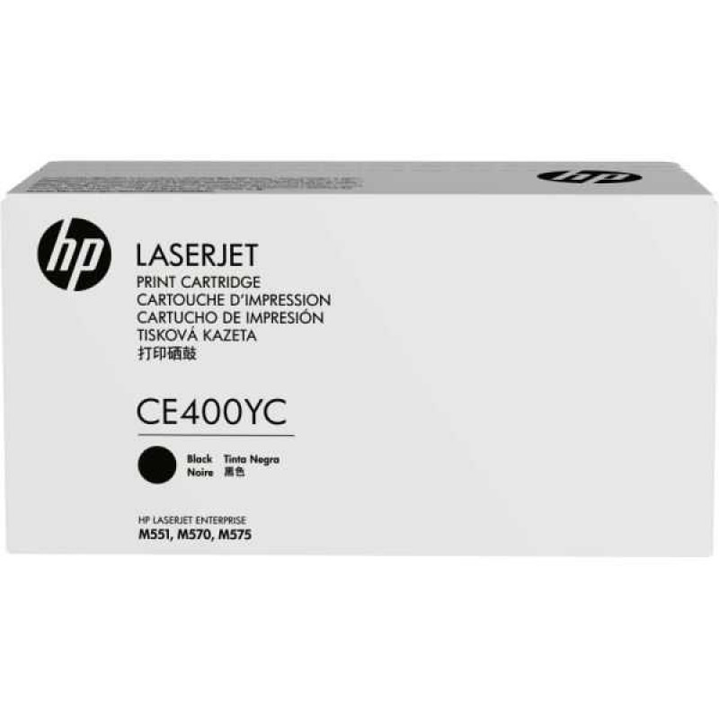 HP CE400YC/CE400YH (507YC) fekete eredeti toner (CONTRACT verzió)