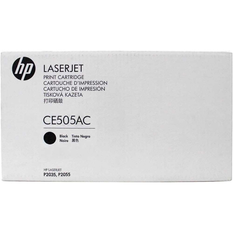 HP CE505AC/CE505AH (05AC) fekete eredeti toner (CONTRACT verzió)