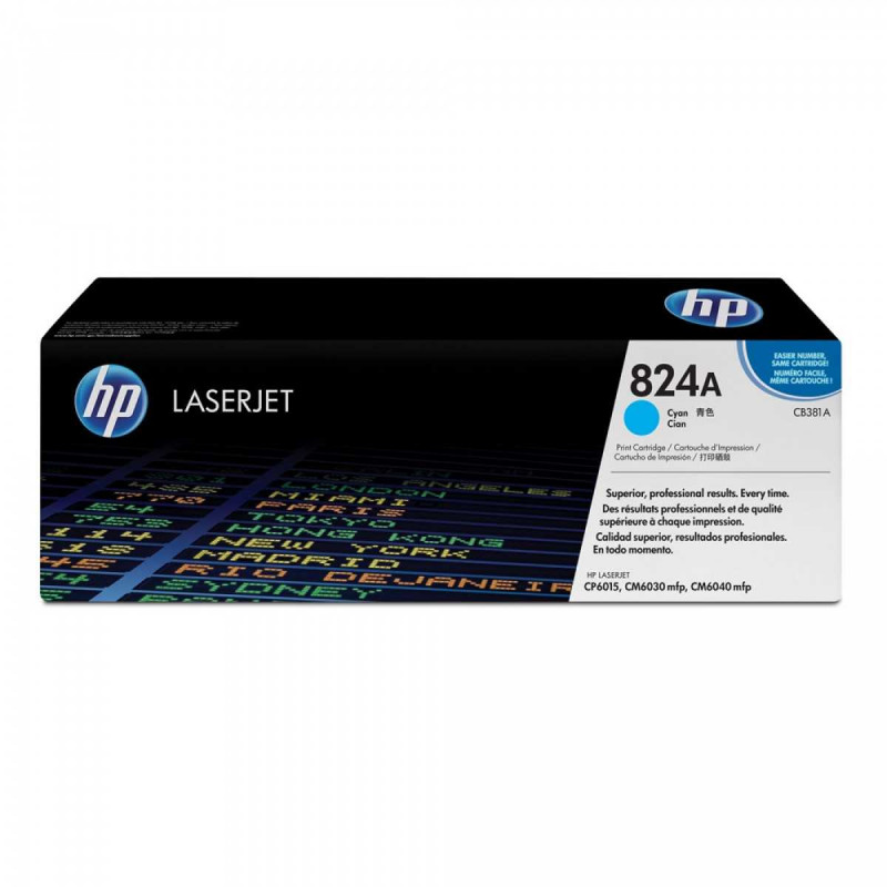 HP CB381AC/CB381YC (824AC) kék eredeti toner (CONTRACT verzió)