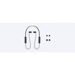 Sony WI-C100 Wireless Bluetooth Headset Black