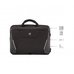Wenger XE Brief 17 Laptop Briefcase with Tablet Pocket 17" Black