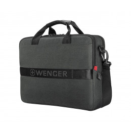 Wenger MX ECO Brief Laptop Briefcase with Tablet Pocket 16" Gray