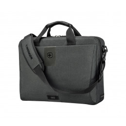 Wenger MX ECO Brief Laptop Briefcase with Tablet Pocket 16" Gray