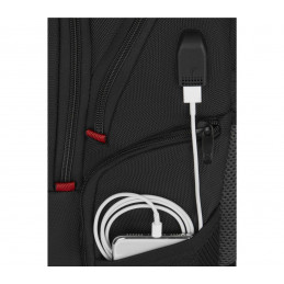 Wenger Pegasus Deluxe Laptop Backpack with Tablet Pocket 16" Black