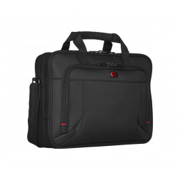 Wenger Prospectus Laptop Briefcase with Tablet Pocket 16" Black