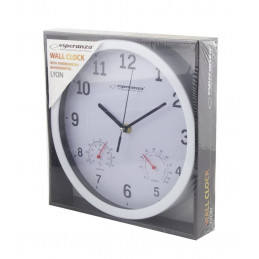 Esperanza EHC016W Lyon Wall Clock White