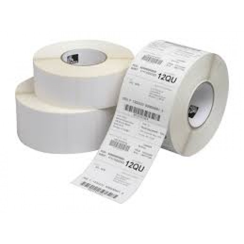 Zebra 1000T eredeti öntapadós címkeszalag csomag (4db, 64mm x 127mm címkemérettel, 3006417)