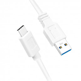 Logilink USB 3.2 Gen1 Type-C cable C/M to USB-A/M 2m White