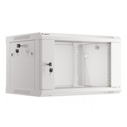 Lanberg 19" 6U Falra szerelhető Rackszekrény Silver