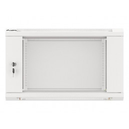 Lanberg 19" 6U Falra szerelhető Rackszekrény Silver