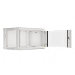 Lanberg 19" 6U Falra szerelhető Rackszekrény Silver