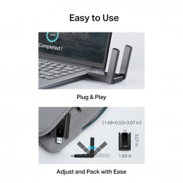 TP-Link Archer T5U Plus AC1300 Dual Antennas High Gain Wireless USB Adapter