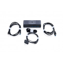 Digitus USB-C 3.0 Dual HDMI KVM Switch