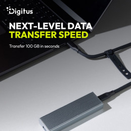 Digitus USB Silicone connection USB-C - USB-C cable 0,5m Black