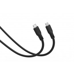 Digitus USB Silicone connection USB-C - USB-C cable 0,5m Black
