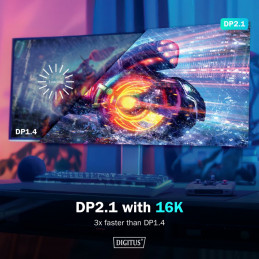 Digitus DIGITUS DisplayPort Anschlusskabel 2m 16K schwarz