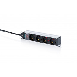 Digitus DN-95418-S Túlfeszültségvédő 4DIN 2m Black/White