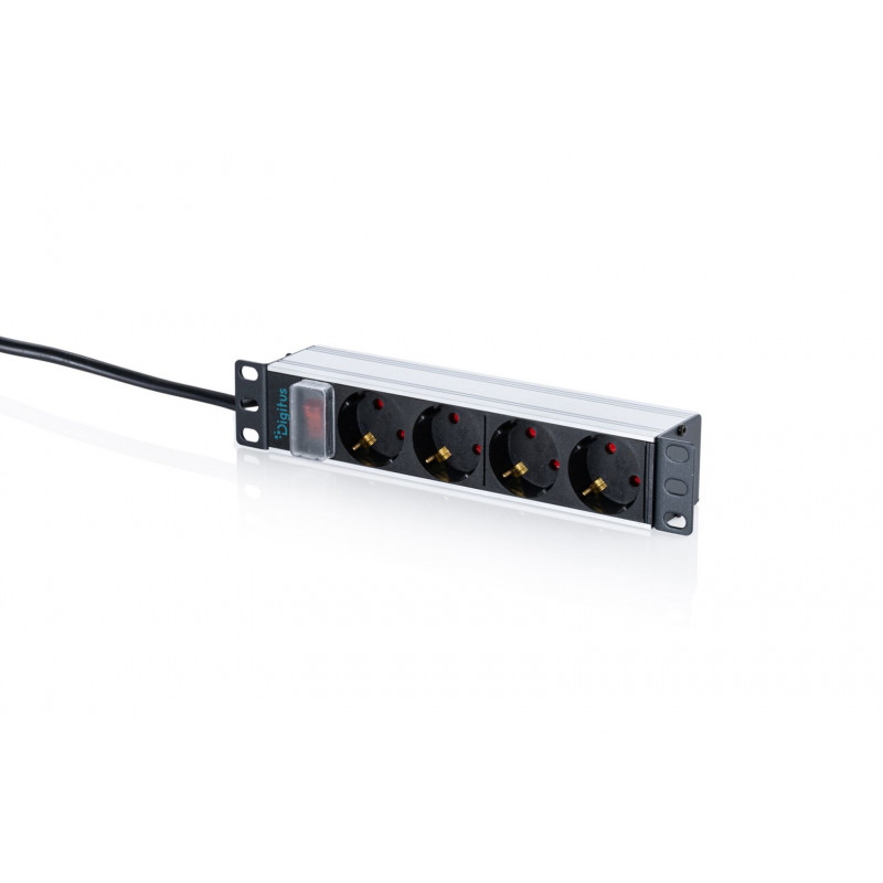 Digitus DN-95418-S Túlfeszültségvédő 4DIN 2m Black/White