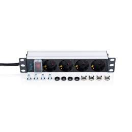 Digitus DN-95418-S Túlfeszültségvédő 4DIN 2m Black/White