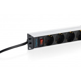 Digitus DN-95418-S Túlfeszültségvédő 4DIN 2m Black/White