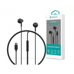 Devia ST108790 Smart Series M2 Metal In-Ear Headset Black