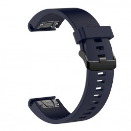 FIXED szilikon szíj Garmin QuickFit okosórához, 20mm, kék