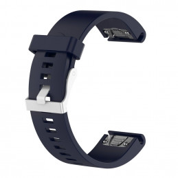 FIXED szilikon szíj Garmin QuickFit okosórához, 20mm, kék