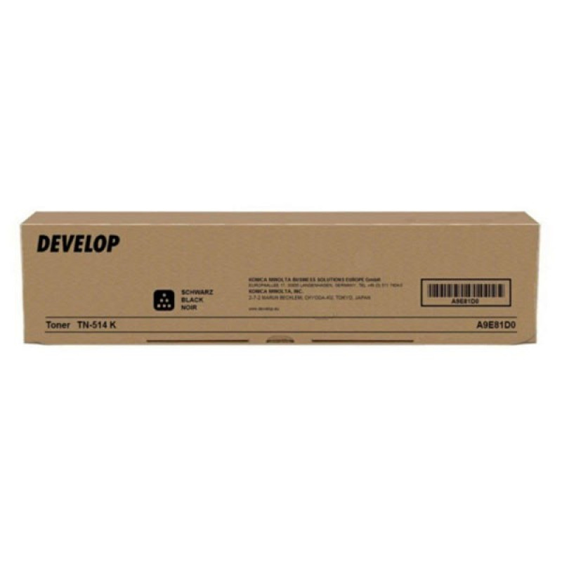 Develop ineo+ 458 [TN514K] fekete eredeti toner (A9E81D0)