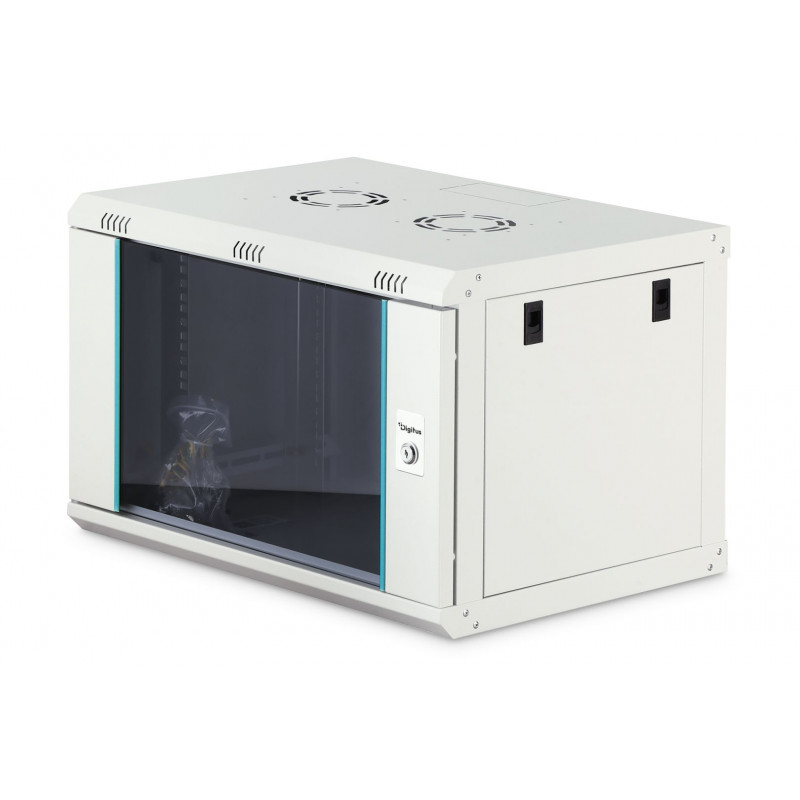 Digitus Dynamic DN-37100 19" 7U Falra szerelhető Rackszekrény Grey
