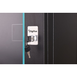 Digitus Dynamic DN-37101 19" 7U Falra szerelhető Rackszekrény Black