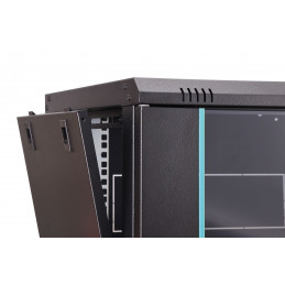 Digitus Dynamic DN-37101 19" 7U Falra szerelhető Rackszekrény Black