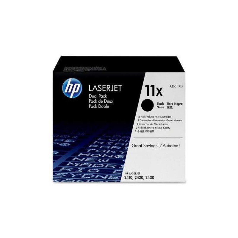 HP Q6511XD (11XD) fekete eredeti toner duplacsomag