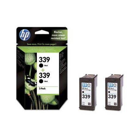 HP C9504EE No.339 fekete eredeti tintapatron duplacsomag