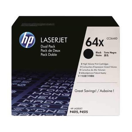 HP CC364XD (64XD) fekete eredeti toner duplacsomag