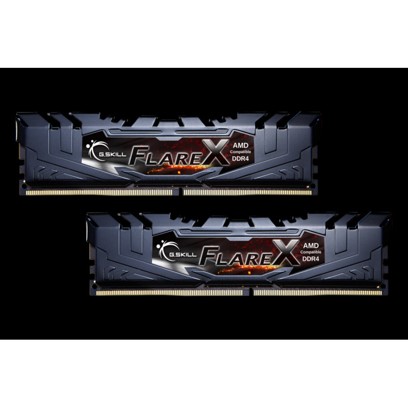 G.SKILL 16GB DDR4 3200MHz Kit(2x8GB) FlareX Black (for AMD)