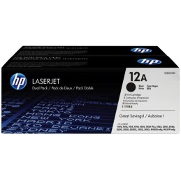 HP Q2612AD (12AD) fekete eredeti toner duplacsomag