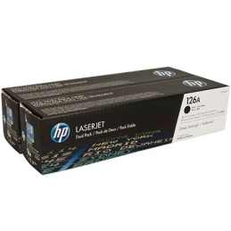 HP CE310AD (126AD) fekete eredeti toner duplacsomag