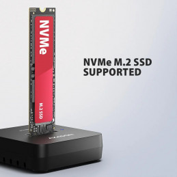 AXAGON ADSA-M2C11L USB-C 10Gbps docking station for M.2 NVMe SSD