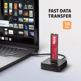 AXAGON ADSA-M2C11L USB-C 10Gbps docking station for M.2 NVMe SSD
