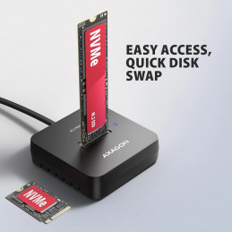 AXAGON ADSA-M2C11L USB-C 10Gbps docking station for M.2 NVMe SSD