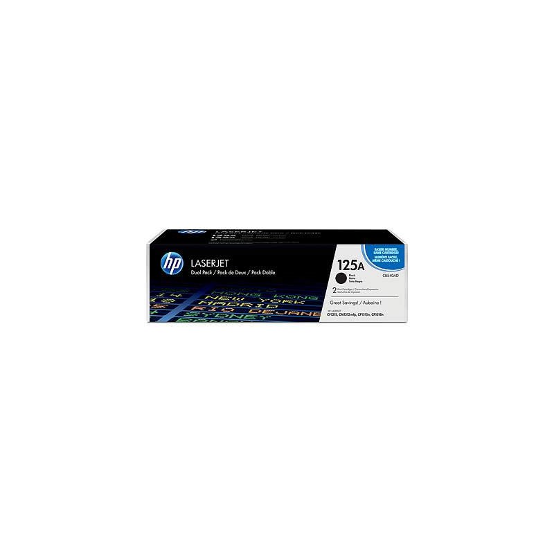 HP CB540AD (125A) fekete eredeti toner duplacsomag