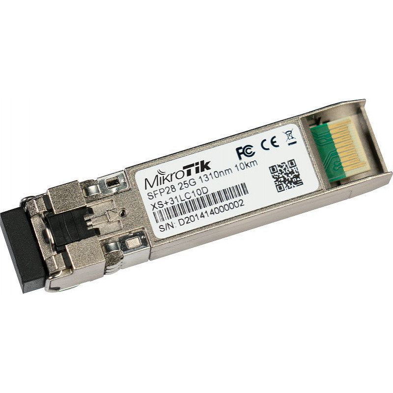 Mikrotik XS+31LC10D A combined 1.25G SFP, 10G SFP+ and 25G SFP28 module