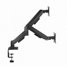 Gembird MA-DA2U-01 2-Display Mounting Arm with USB ports 17”-32” Black