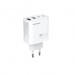Mobile Origin 40W GaN Wall Charger PW22 2x USB-C+2x USB-A White