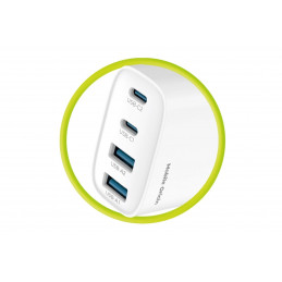 Mobile Origin 40W GaN Wall Charger PW22 2x USB-C+2x USB-A White
