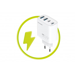 Mobile Origin 40W GaN Wall Charger PW22 2x USB-C+2x USB-A White