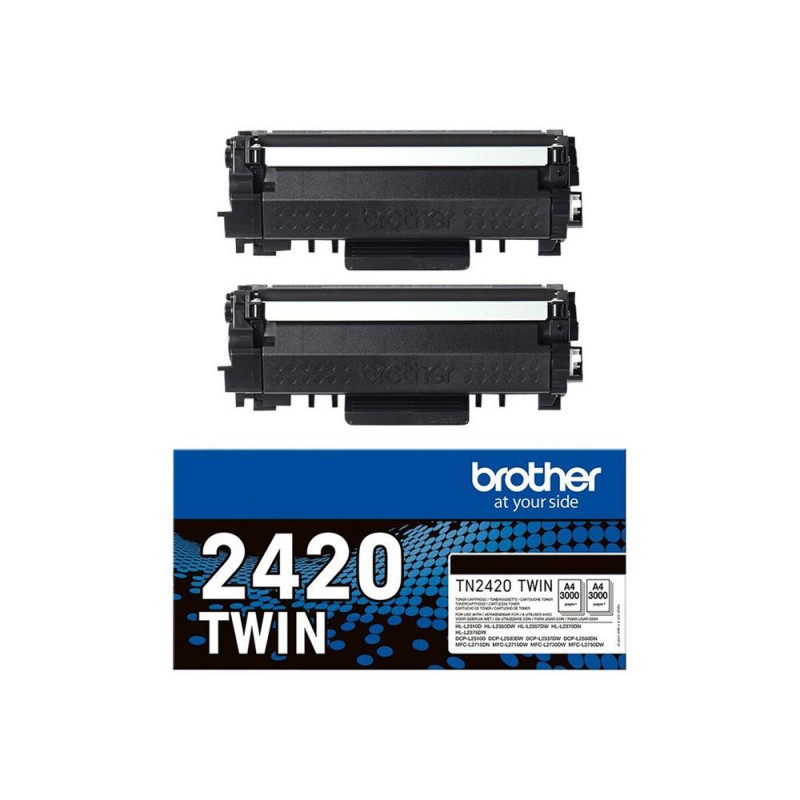 Brother TN-2420 fekete eredeti toner duplacsomag