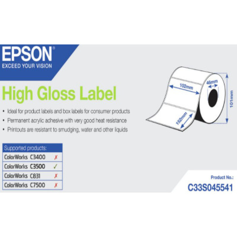 Epson S045541 eredeti címketekercs
