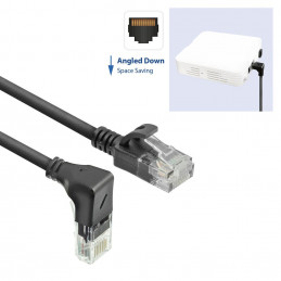 ACT CAT6A U-UTP Patch Cable 1m Black