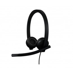 Logitech H570E Teams USB-C Stereo Headset Black